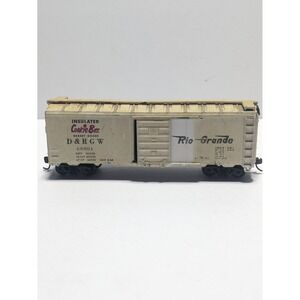Vintage Rio Grande D&RGW Insulated Cookie Box HO Scale Boxcar FB 101 A Cream